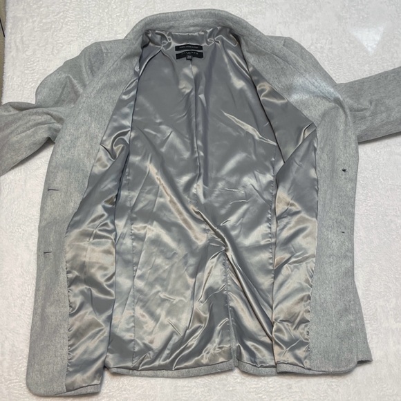 Talbots Plus Tailored Gray Wool Blend Single Breast Professional Blazer - Picture 6 of 11